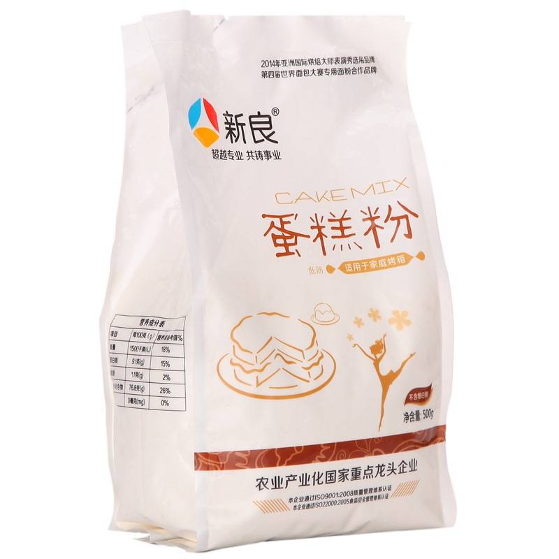 新良蛋糕粉 优质小麦粉 低筋粉 烘焙原料 原装500g