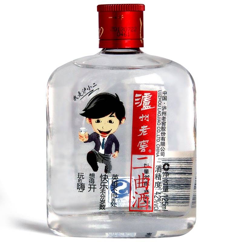 泸州老窖精品二曲小酒 泸小二 42°125ml