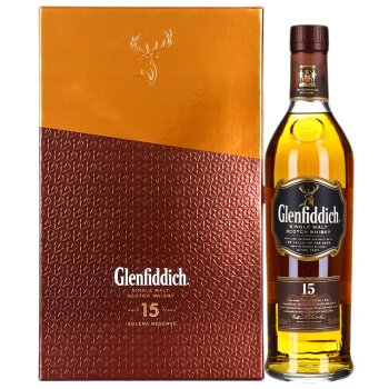 格兰菲迪(glenfiddich)15年单一纯麦威士忌礼盒700ml(2016年新春礼盒)