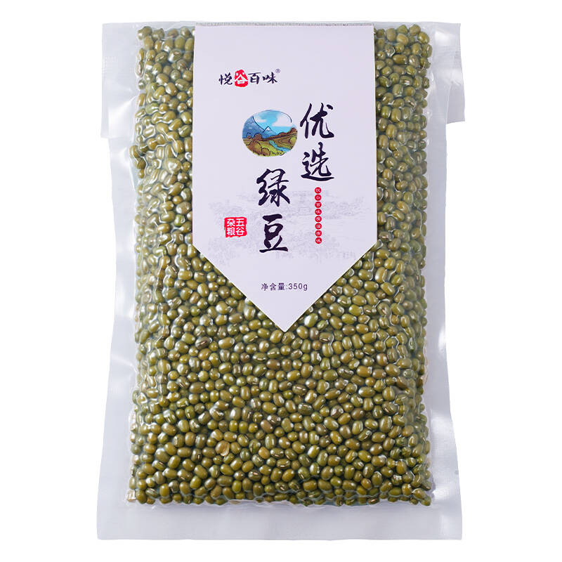 悦谷百味优选东北杂粮绿豆350g