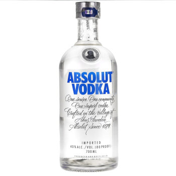 手q端# absolut vodka 绝对伏特加 原味伏特加酒