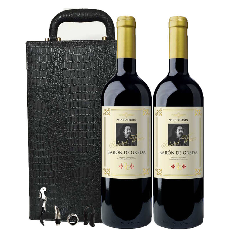 baronpierre,pierregagnaire 移动端:baron de grede 布雷格男爵 干红葡萄酒礼盒 750ml*2瓶