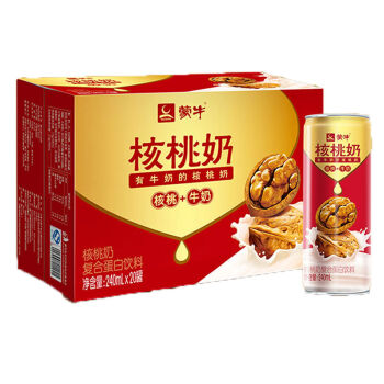 【京东超市】蒙牛 核桃奶复合蛋白饮料 240ml