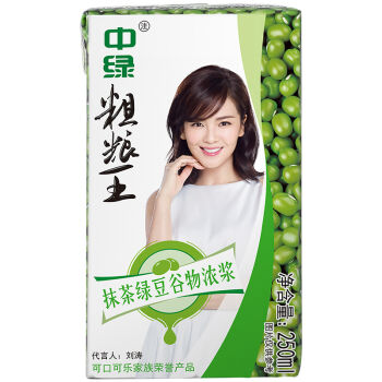 中绿 粗粮王 抹茶绿豆谷物浓浆 250ml