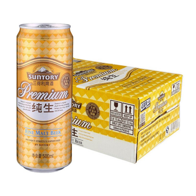 suntory 三得利 纯生啤酒 500ml*24