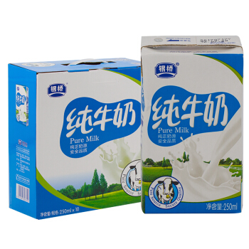 银桥 纯牛奶250ml*10盒/礼盒装