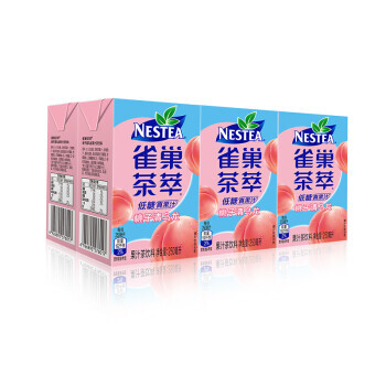 Nestlé 雀巢 茶萃 桃子清乌龙果汁茶饮料 250ml*6包 10.9元（需用券）