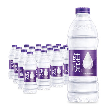 ChunYue 纯悦 包装饮用水 钻石品质 饮用天然水 350ml*24瓶 整箱装 可口可乐出品 新老包装随机发货