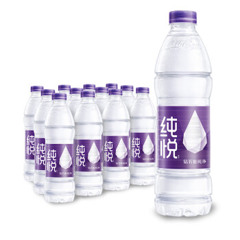 ChunYue 纯悦 包装饮用水 钻石品质 饮用天然水 550ml*12瓶 整箱装 可口可乐出品 新老包装随机发货