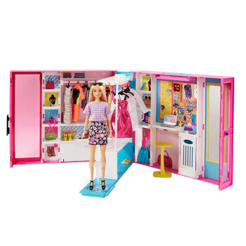 PLUS會員：Barbie 芭比 GBK10 新夢幻衣櫥 娃娃換裝