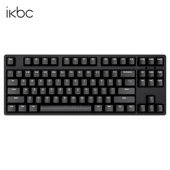 ikbc C104无线机械键盘 樱桃 cherry PBT键帽 C87 黑轴