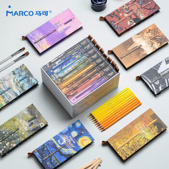 MARCO 馬可 Tribute大師系列 3300-80CB 油性彩鉛 80色 定制珍藏版禮盒