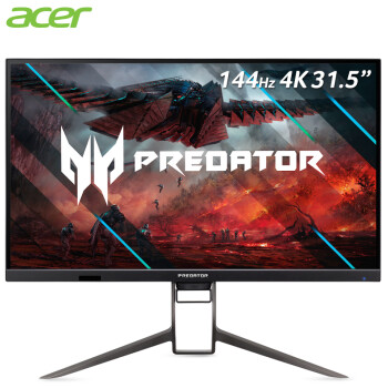 acer 宏碁 掠夺者31.5英寸显示器XB323QK NV （4K 144Hz、HDMI2.1）