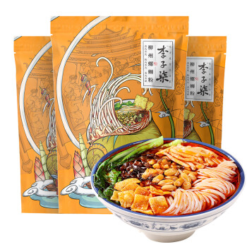李子柒 螺蛳粉 335g*3袋（水煮型）广西柳州特产袋装方便速食米粉米线