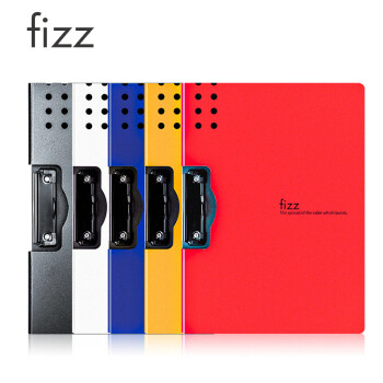 fizz 飞兹 A6380 A4横式加厚文件夹板 红色