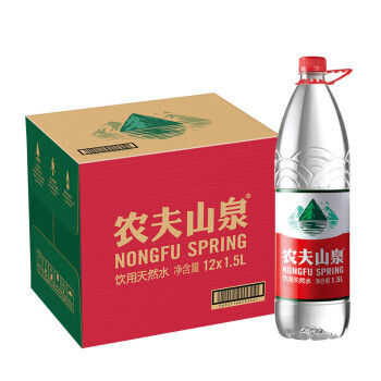 农夫山泉 饮用天然水 1.5L*12瓶 34.9元