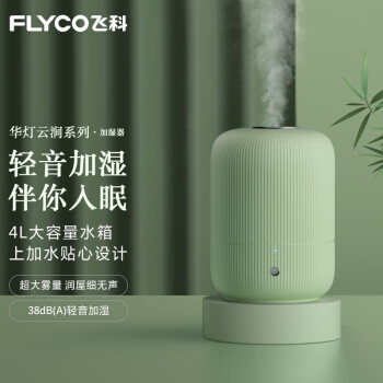FLYCO 飞科 空气加湿器家用卧室内大雾量办公室宿舍洁净空气上加水易清洁 FH9213