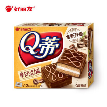 Orion 好丽友 Q蒂蛋糕 摩卡巧克力味 336g 13.9元（需用券）