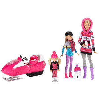BARBIE 芭比泳裝 芭比（Barbie） 芭比姐妹之滑雪組合 FDR73