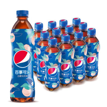 pepsi 百事 可乐 Pepsi 太汽系列 白桃乌龙口味 碳酸饮料整箱 瓶装 500ml*12瓶 23.73元（需买2件，共47.46元）