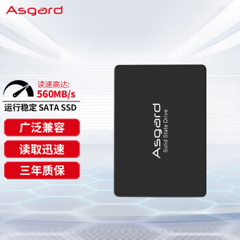 Asgard 阿斯加特 AS SATA 固态硬盘 256GB（SATA3.0）