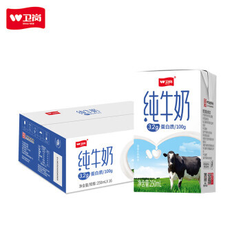卫岗 纯牛奶 250ml*16盒 32.83元（需买4件，共131.32元，双重优惠）