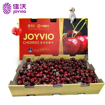JOYVIO 佳沃 智利进口车厘子J级 5kg 礼盒装 果径约26-28mm 生鲜水果 年货礼盒