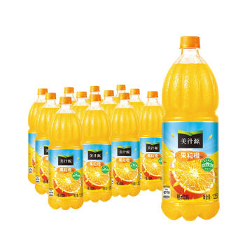 美汁源 果粒橙 果汁饮料 1.25L*12瓶