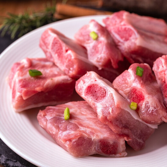 出口日本級龍大肉食國產生態黑豬豬肋排400g3件7176元2392元件