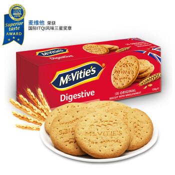 McVitie's 麦维他 消化饼干 原味 120g
