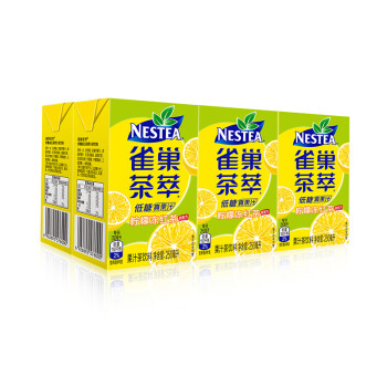 nestlé雀巢nestle雀巢茶萃柠檬冻红茶果汁茶饮料250ml6联包