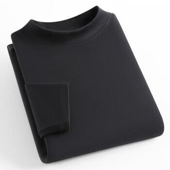 VANCL 凡客诚品 打底休闲弹力半高领打底衫 白色 XL 4XL 黑色 39.5元（需买2件，共79元）