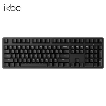 ikbc W210 108键 蓝牙双模机械键盘 黑色 Cherry茶轴 无光