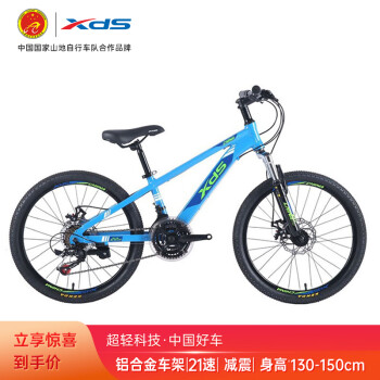 XDS 喜德盛 中国风儿童自行车儿童山地自行车儿童山地车儿童单车 22寸蓝色