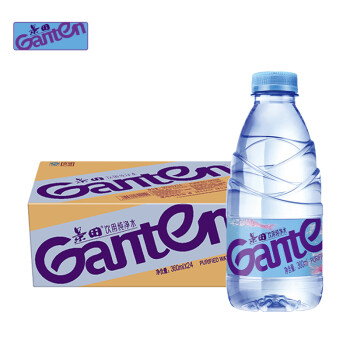 Ganten 百岁山 景田 饮用纯净水 360ml*24瓶 整箱装 会议办公用水 家庭健康饮用水
