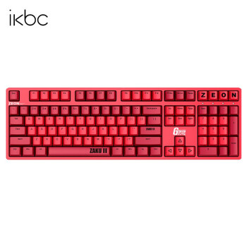 ikbc Z200 Pro 108键 2.4G无线机械键盘 红渣古 ttc红轴 无光