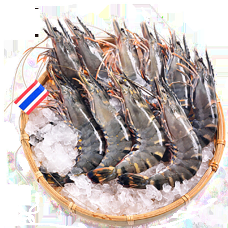 京东生鲜 海外直采 泰国活冻黑虎虾（大号） 400g 16-20只/盒*3件 119.28元包邮（需用券，合39.76元/件）