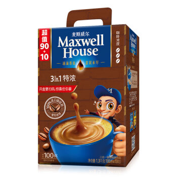 麦斯威尔 三合一 特浓速溶咖啡饮品 1.3kg