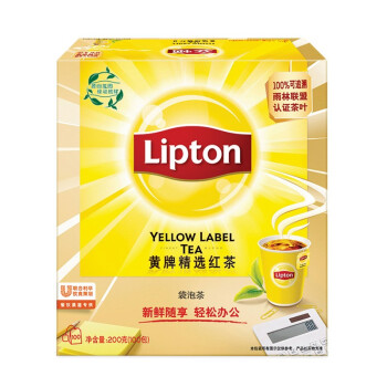 移動端：Lipton 立頓 黃牌 精選紅茶 200g，2g*100包，需運費