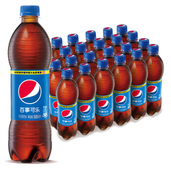 pepsi 百事 可乐 Pepsi 汽水碳酸饮料 500ml*24瓶 整箱装 百事出品