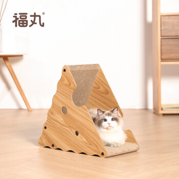 FUKUMARU 福丸 立式猫抓板猫玩具瓦楞纸板 芝士款