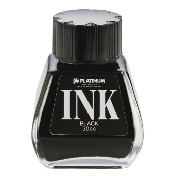 PLATINUM 白金 INK-400墨水黑色 染料型不堵笔墨水