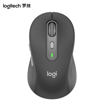 logitech 罗技 M750无线蓝牙鼠标 办公鼠标 轻音Mac ipad鼠标双模 跨设备多平台 M750-M黑色