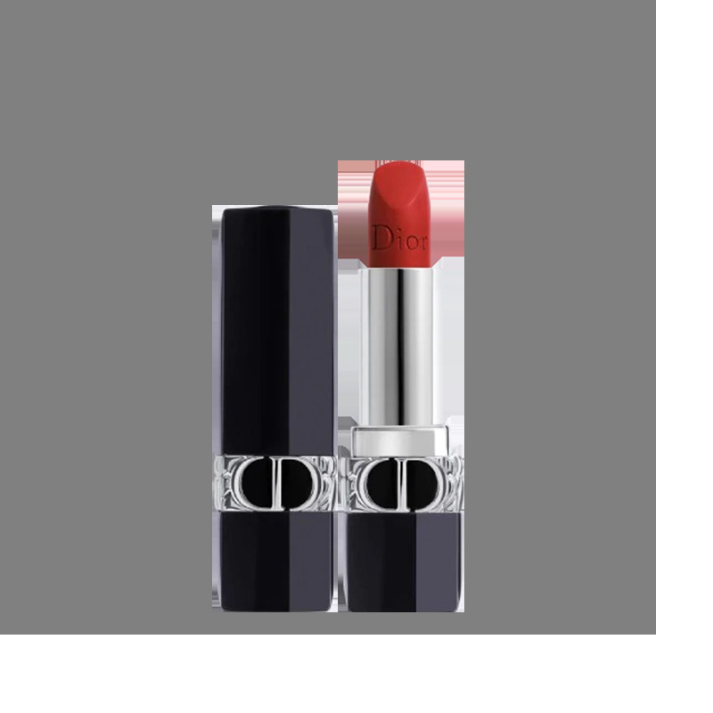 迪奥Dior口红烈艳蓝金999 哑光唇膏正红3.5g×2件  498元包邮（合249元/件）
