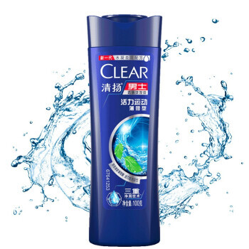 CLEAR 清扬 洗发水100ml*2瓶 (香型随机发，介意慎拍) 1.9元（需用券）