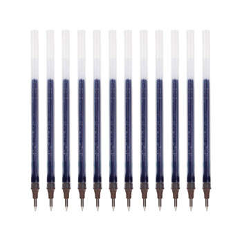 uni 三菱铅笔 UMR-1 中性笔替芯 蓝色 0.28mm 12支装