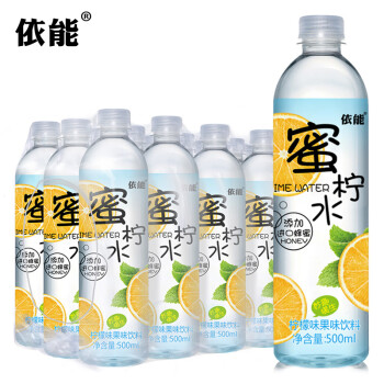 yineng 依能 蜜柠水 添加蜂蜜 柠檬味果味饮料 500ml*15瓶 塑膜量贩装