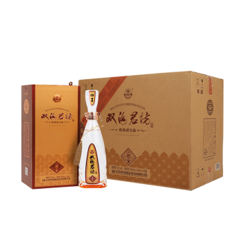 plus會員雙溝珍寶坊君坊52vol濃香型白酒520ml6瓶整箱裝520元包郵雙重