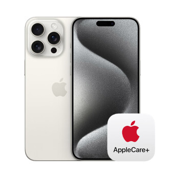 Apple 苹果 iPhone 15 Pro Max (A3108) 512GB 白色钛金属 支持移动联通电信5G 双卡双待手机