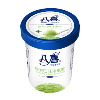 BAXY 八喜 牛奶冰淇淋 绿茶口味 283g
